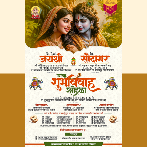 WEDDING INVITATION DESIGN #49 2026 PSD FILE